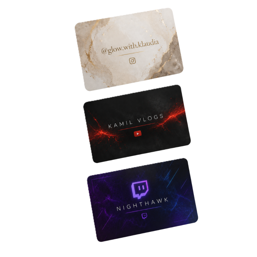 wizytówki nfc twórcy